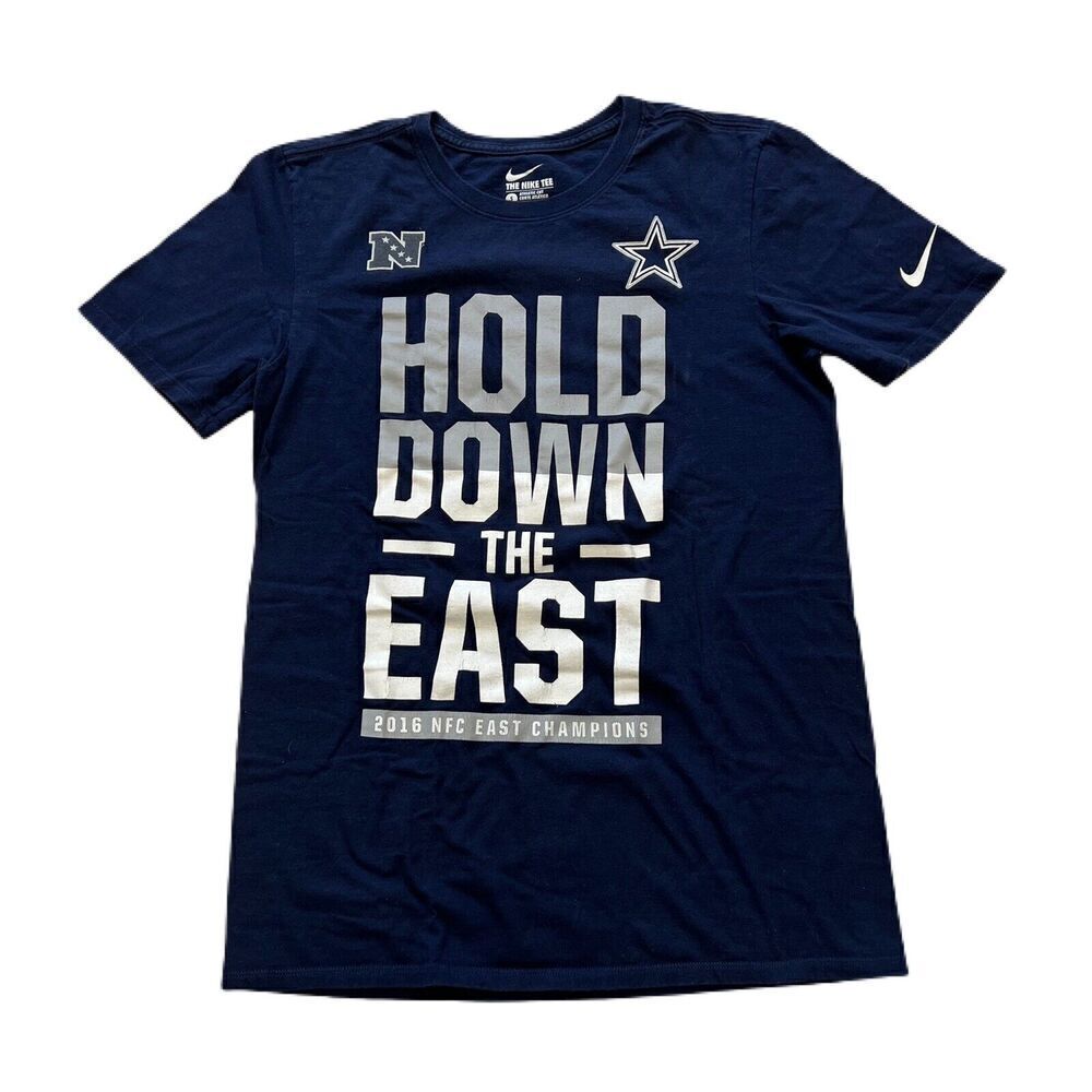 Dallas Cowboys Men’s The Nike Tee Size Small Navy Blue And White EUC